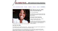 Desktop Screenshot of newmediawords.biz